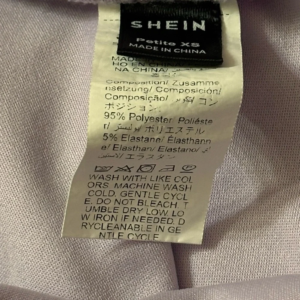 SHEIN Lavender Layered Women's Skirt Sz Petite XS